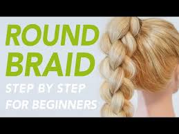 How to tie a four strand round braid by tiat (the easy. How To 4 Strand Round Braid Everyday Hair Inspiration