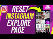 How To Reset Your Instagram Explore Page - YouTube