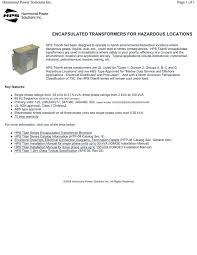 If you need professional help with completing any kind of homework, success essays is the right place to get it. Encapsulated Transformers For Hazardous Locations