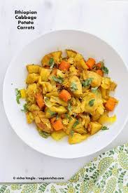 Atakilt Wat Ethiopian Cabbage Potato Carrots Vegan Gluten Free Recette Manger Sainement Recette Vegetarienne Nourriture