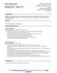 The key account manager is responsible for new business development, effectively communicating customer needs and resolving customer issues. Cash Manager Resume Samples Qwikresume