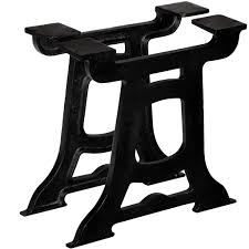 These cast iron table machine legs are embossed with los angeles california.the legs are black and the lettering is done in any color you choose.the width of the legs has been increased to provide greater stability. Coffee Table Legs 2 Pcs Y Frame Cast Iron