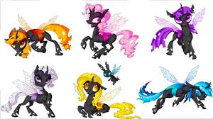 A my little pony coloring book with decent pages and expanded scenes! My Little Pony Mane 6 Transforms Into Elements Of Disharmony Mlp Coloring Videos For Kids Youtube