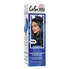 Hair dye washes out when color molecules don't fully penetrate into the hair's cortex or when the color molecules are too small to stay inside the hair's cortex. Buy Wella One Wash Away Hair Color Gel Blue Sapphire Online Shop Beauty Personal Care On Carrefour Uae