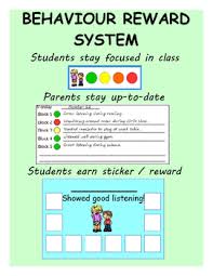 Behavior Sticker Chart Reward System By Vari Lingual Tpt