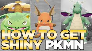 how to get shiny pokemon in pokemon lets go pikachu eevee