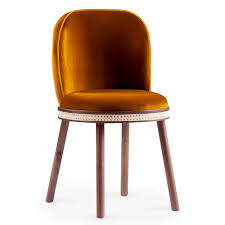 Anna Dining Chair In Velvet Fire Custom Options Available Dining Chairs Leather Dining Chairs Modern Dining Room Chairs Modern