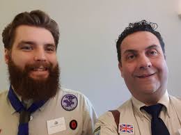 Sam Whitehead and Mark Gately representing the Group at The Royal  Blackheath Golf Club who have made a very generous donation of £750 to our  funds which will help our toilet refurbishment