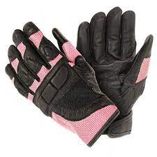 Women S Cool Rider Black Pink Mesh Motorcycle Gloves Motorcycle Gloves Pink Motorcycle Biker Wear