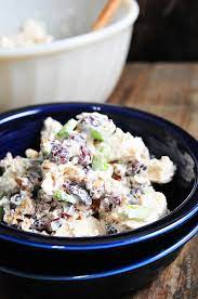 My simple trick for making this easy chicken salad recipe is a healthier version of the traditional chicken salad we all love. Best Chicken Salad With Grapes Recipe Add A Pinch