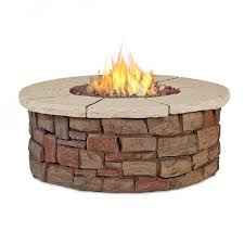 Real Flame Sedona Round Propane Fire Table Large Brown Fire Table Gas Fire Table Fire Pit Table