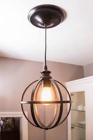 Diy mason jar pendant lights diy industrial farmhouse pendant light Easy Diy Pendant Light How To The Home Depot Blog