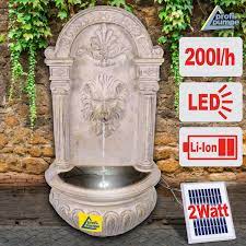 Ein guter ratgeber für den kauf von wandbrunnen, ist es, einmal die bestseller der wandbrunnen anzusehen. B Ware Solar Garten Wandbrunnen Lowen Brunnen Mit Led Licht
