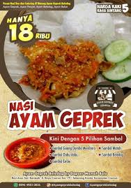 Sambal khas masyarakat sunda ini sering disebut juga sambal goang dadakan, karena cara membuatnya yang cepat. Info Terbaru Tempat Makan Ayam Geprek Ideku Unik