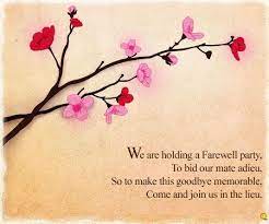 Free farewell retirement party invitation card online invitations. 3 Beautiful Farewell Party Invitation Cards Design Farewell Invitation Card Farewell Party Invitations Engagement Invitation Cards