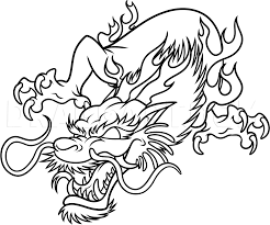 Here presented 62+ chinese dragon face drawing images for free to download, print or share. How To Draw A Chinese Dragon Tattoo Step By Step Drawing Guide By Dawn Dragoart Com