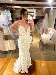 New Arrival Bonnie By Willowby Fitted Wedding Dress Timeless Wedding Dress Luxury Bridal