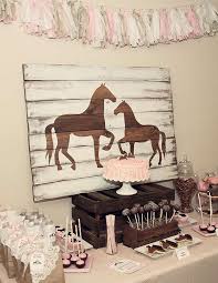 We also carry a wide variety of western theme party decorations, including cardboard cutouts, there are items specifically designed for a cowboy theme party including cowboy hats, western garden flags and cowboy boot mugs. Pony Horse Birthday Party Ideas Photo 2 Of 16 Horse Birthday Horse Birthday Parties Horse Theme Birthday Party