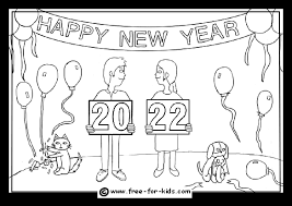 Children love to know how and why things wor. Happy New Year Colouring Pages Www Free For Kids Com