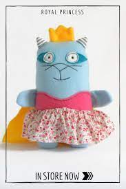 Princess Cat Plush Toy Cat Doll Gift For Princess Birthday Kitten Soft Toy Stuffed Cat Doll Blue Cute Cat Sof Toddler Gifts Cute Birthday Gift Jewish Baby