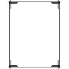 404 Not Found Art Deco Borders Frame Border Design Clip Art Borders