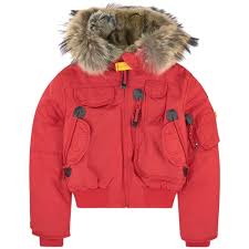 parajumpers parajumpers kids gobi parka jacket red