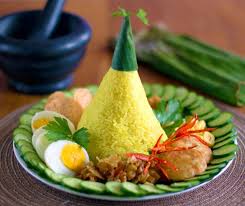  Nasi Kuning Turmeric Rice Yellow Rice For Nasi Tumpeng The Yummy Journey Asian Food Channel Food Cooking With Coconut Milk
