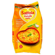 22% fat, 69% carbs, 9% prot. Buy Saffola Classic Masala Oats 500 G Online Sastasundar Com