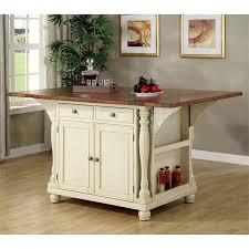 Deluxe butcher block cart with flat panel doors and backsplash (61533) $325.00. Coaster Slater Drop Leaf Kitchen Island In Brown And Buttermilk 102271