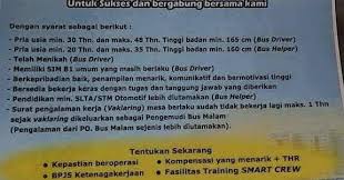 Hubungi perusahaan impianmu sekarang, dengan melamar online di jobs.id! Lowongan Kerja Pahala Kencana Transportation Lowongan Kerja Indonesia