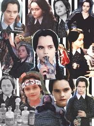 Complete with braids, droll outlook on life, and handy bottle of skull and crossbones goodness. Wednesday Addams Wallpapers Wallpaper Cave