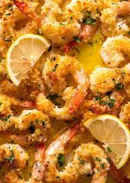 Crunchy Baked Shrimp In Garlic Butter Sauce Prawns Recipe Ways To Cook Shrimp Baked Shrimp Recipes Recipetin Eats