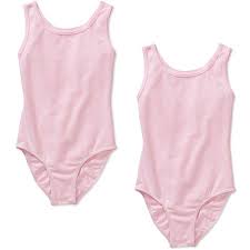 Danskin Now Girls Sleeveless Dance Leotards 2 Pack Set