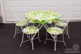 Vintage mid century modern homecrest patio chair pair wire spring chairs mcm. 16 Piece Vintage Homecrest Patio Set All Original Magically Delicious Retro Renovation
