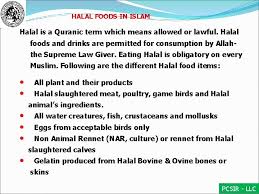 Malaysian sharia compliance expert explains the islamic perspective. Pcsir Llc Halal Food And Nonfood By Dr