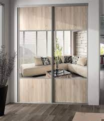 Porte de placard, façade placard | bricomarché. Porte De Placard Coulissante Valla H 245 6 X L 60 Cm Chene Clair Miroir Brico Depot