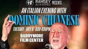 An Italian Evening with Dominic Chianese' set for July 8 in Fort Lee