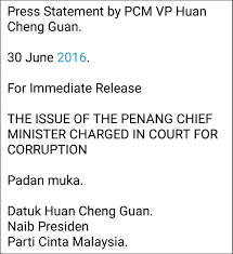 Duke huan and guan zhong envisioned the office of hegemon not just as mere position of military power, but rather as one that was supposed to restore the authority of the son of heaven or, more practically, restabilize the old realm of the zhou dynasty under the duke cheng of qi (d. Malaysiakini Padan Muka Pcm Leader S Two Words For Guan Eng