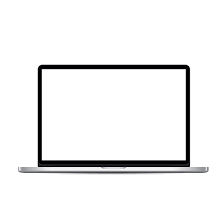 Laptop Template With Blank Screen Computer Icon Templates Screen