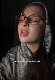 Black Girl Singing Underwater