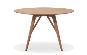 Clear, tempered reinforced glass top. Skagen 120cm Round Dining Table With Walnut Finish