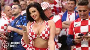クロアチア代表美女サポがよりセクシーに！ベルギー戦来場姿が話題 | Football Tribe | FIFA ワールドカップ 2022 完全ガイド  by ABEMA
