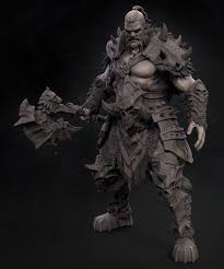 Nukey Hsieh Barbarian Keyshot 01 Jpg 1384 1662 Barbarian Character Art Character Design