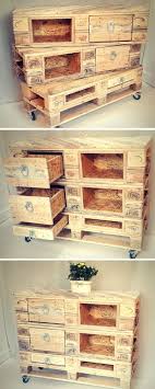 Shed Ideas Diy Pallet Chest With Drawers Pallet Made Dresser Sideboard Pallet Console Table Now Mit Bildern Mobel Aus Paletten Paletten Designs Regal Aus Paletten