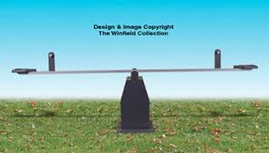 In planning your teeter totter, make sure that when one side is touching the ground, the other side will be twice as tall as the fulcrum in the middle. All Motorized Designs Motorized Teeter Totter Woodworking Plans