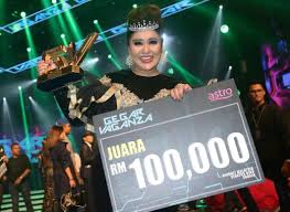 Malam final gegar vaganza 7. Azharina Juara Gv3