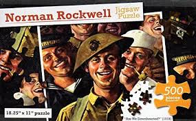 Check spelling or type a new query. 500 Piece Jigsaw Puzzle Are We Downhearted Norman Rockwell Puzzles Toys Games Innovatordiaries Com