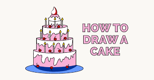 You can also ask them to draw a cake or other birthday related item while blindfolded. How To Draw A Cake Really Easy Drawing Tutorial