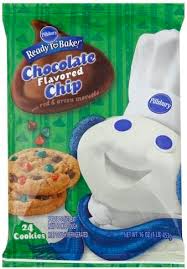 Keep refrigerated until ready to bake. Pillsbury Chocolate Flavored Chip Cookie Dough 24 Ea Nutrition Information Innit