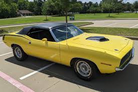 Image result for Yellow Gold 1970 Barracuda